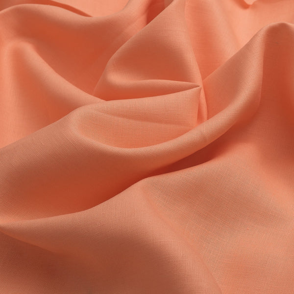 Apricot 100% Linen | Remnant