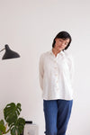 Timeless Classic Shirt pattern, showcasing traditional shirt making techniques with a modern cut, available in UK sizes 4-28