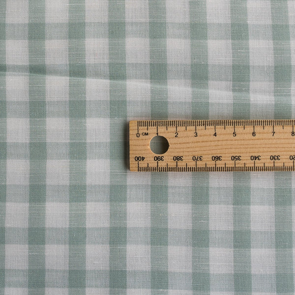 Gumtree Gingham Linen Blend | Remnant
