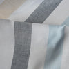 Luxurious wide stripe linen-cotton fabric inspired by island beaches and light waters