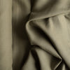 Heavy-weight khaki linen fabric with natural slub and structured drape