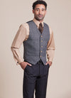 McCall's Sewing Pattern M8415 for men’s lined vest, button-front shirt, tie, and bow tie