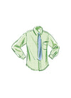 McCall's Sewing Pattern M8415 for men’s lined vest, button-front shirt, tie, and bow tie