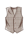 McCall's Sewing Pattern M8442 for unisex lined vests with V-neckline and optional pocket details.