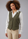 McCall's Sewing Pattern M8442 for unisex lined vests with V-neckline and optional pocket details.