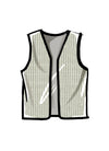 McCall's Sewing Pattern M8442 for unisex lined vests with V-neckline and optional pocket details.