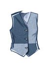 McCall's Sewing Pattern M8442 for unisex lined vests with V-neckline and optional pocket details.