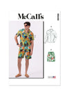 McCall's Men's Shirts and Shorts Sewing Pattern M8486