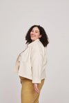 A classic Over Shirt jacket sewing pattern, showcasing traditional shirt making techniques with options for personal customization.