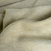 Chambray wave Pale Moss Fizz 100% linen fabric, ideal for creating elegant and comfortable shirts, dresses, and tunics