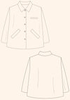 Potters Jacket Multi-Size PDF Pattern. Timeless Potters Jacket sewing pattern featuring a fully lined design with options for welt or gusset pockets, available in two lengths for a year-round classic look