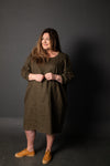 Fielder Sewing Pattern - Sweatshirt Dress or Top with Raglan Sleeves and Pockets