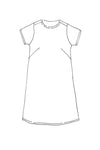 Camber Set sewing pattern by Merchant & Mills featuring an A-line dress and T-shirt option.