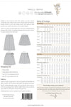 Wattle Skirt Sewing Pattern - Bias Cut Midi Length Skirt, Pleated Skirt, Gathered Skirt, and Bias Cut Skirt