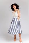 Wattle Skirt Sewing Pattern - Bias Cut Midi Length Skirt, Pleated Skirt, Gathered Skirt, and Bias Cut Skirt