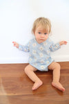 Baby Bellbird Romper and Top Sewing Pattern - Wrap Style with Ties