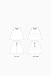 Baby Fawn Dress Sewing Pattern - A-line and Gathered Skirt Styles