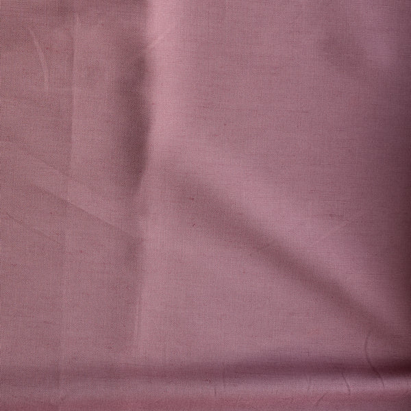 Blush Terra linen–cotton blend fabric in a muted dusky rose tone, plain weave texture, 136 GSM