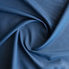 Eclipse Blue Linen Blend Fabric – deep blue shade, lightweight 135 GSM, linen-cotton blend