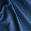 Eclipse Blue Linen Blend Fabric – deep blue shade, lightweight 135 GSM, linen-cotton blend