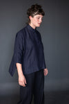 Ellsworth Sewing Pattern - Oversized Boxy Shirt with Dropped-Back Hem and Half Placket