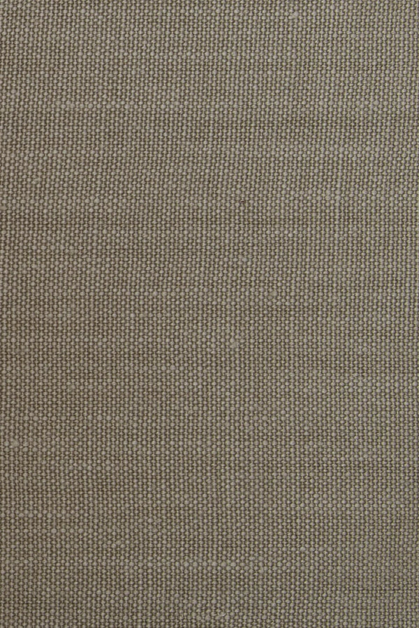 Lichen Stone 630 GSM heavyweight 100% linen upholstery fabric in a muted green-grey neutral