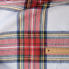 Madras Plaid Linen Fabric – multicolour yarn-dyed check in red, green, yellow, and navy