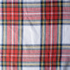 Madras Plaid Linen Fabric – multicolour yarn-dyed check in red, green, yellow, and navy