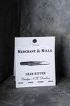 Merchant & Mills white seam ripper for precise unpicking and seam repair