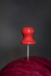 Merchant & Mills Wooden Map Pins in red for securing maps, photos, and craft projects