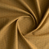Ochre Whisper Linen Blend Fabric – golden ochre shade with subtle repeating print, lightweight 127 GSM