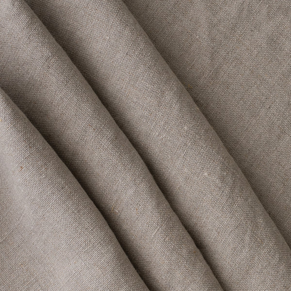 Close-up of Raw Linen extra wide 280cm 100% linen fabric 300gsm for jackets, aprons, cushions, curtains and structured home textiles