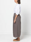 Reeve Woven Culotte sewing pattern – wide-leg cropped pants with elastic waistband, inseam pockets, and hem pleats