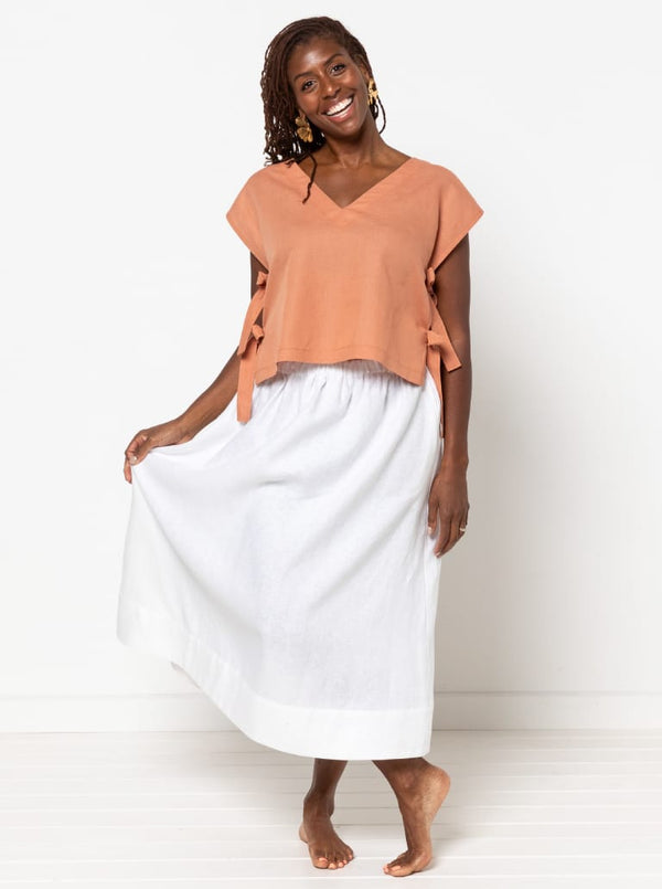 Rumi Woven Skirt and Pant Sewing Pattern