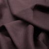 Deep brown-purple 100% linen fabric, suitable for various sewing projects.