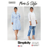 Mimi G Misses'/Miss Petite Shirtdress Sewing Pattern