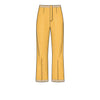 Misses' High Waisted Flared Pants N6660 Pattern with Front Fly Zipper