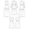 Misses' & Women's Tiered DressesSewing Pattern