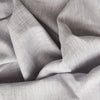 Light pure linen fabric with elegant texture and unique white warp and grey weft color effect