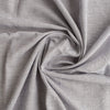 Light pure linen fabric with elegant texture and unique white warp and grey weft color effect