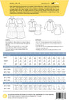 A bohemian-inspired Nicks Dress & Blouse sewing pattern with a V-neck bodice, gathered details, and multiple sleeve variations.