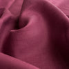 Lightweight Plain Plum 100% linen fabric with tight weave and fine texture, ideal for summer dresses, tops, skirts, and pants.