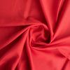 Fiery Scarlet linen fabric with a lightweight texture, offering timeless elegance and versatility for fashion design.