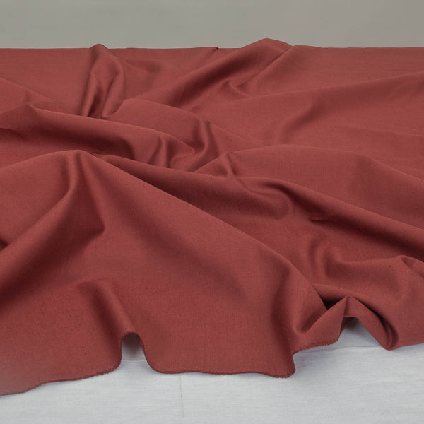 Wine Red Linen Blend Fabric-Linen Blend Fabrics-Baird Mcnutt Linen-de Linum