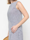 Style Arc’s Yvette Woven Dress pattern with asymmetrical panelled design and sleeve options.